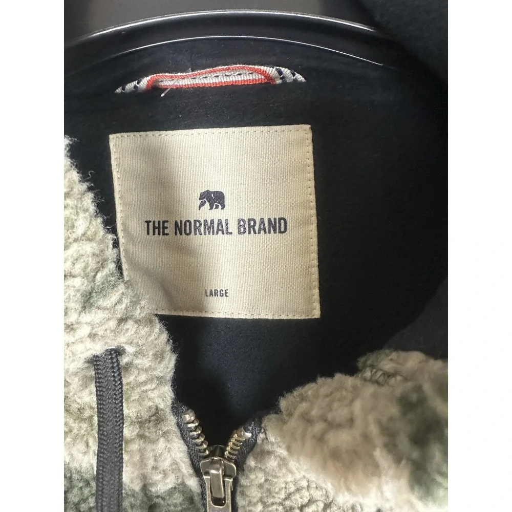 The Normal Brand x Winchester The Tradition Week Sherpa Camo Patch Jacket Large - Picture 11 of 14